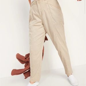 🌿High-Waisted Garment-Dyed Utility Pants